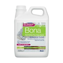 Bona Unscented Anti-bacterial Hard floor cleaner, 2.5L