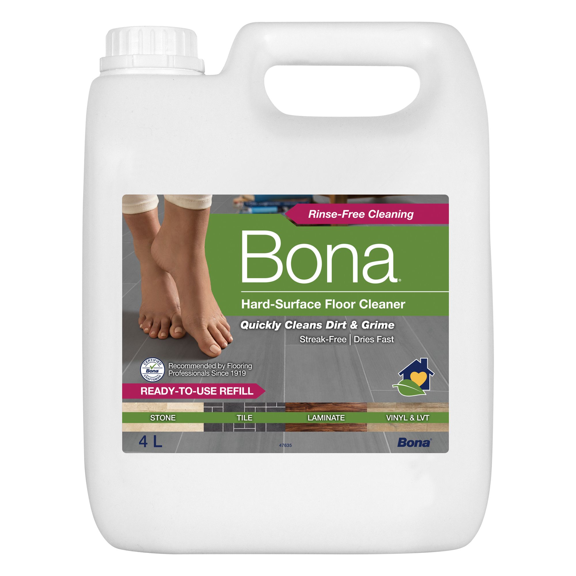 BonaStone, tile & laminate floor cleaner, 4L