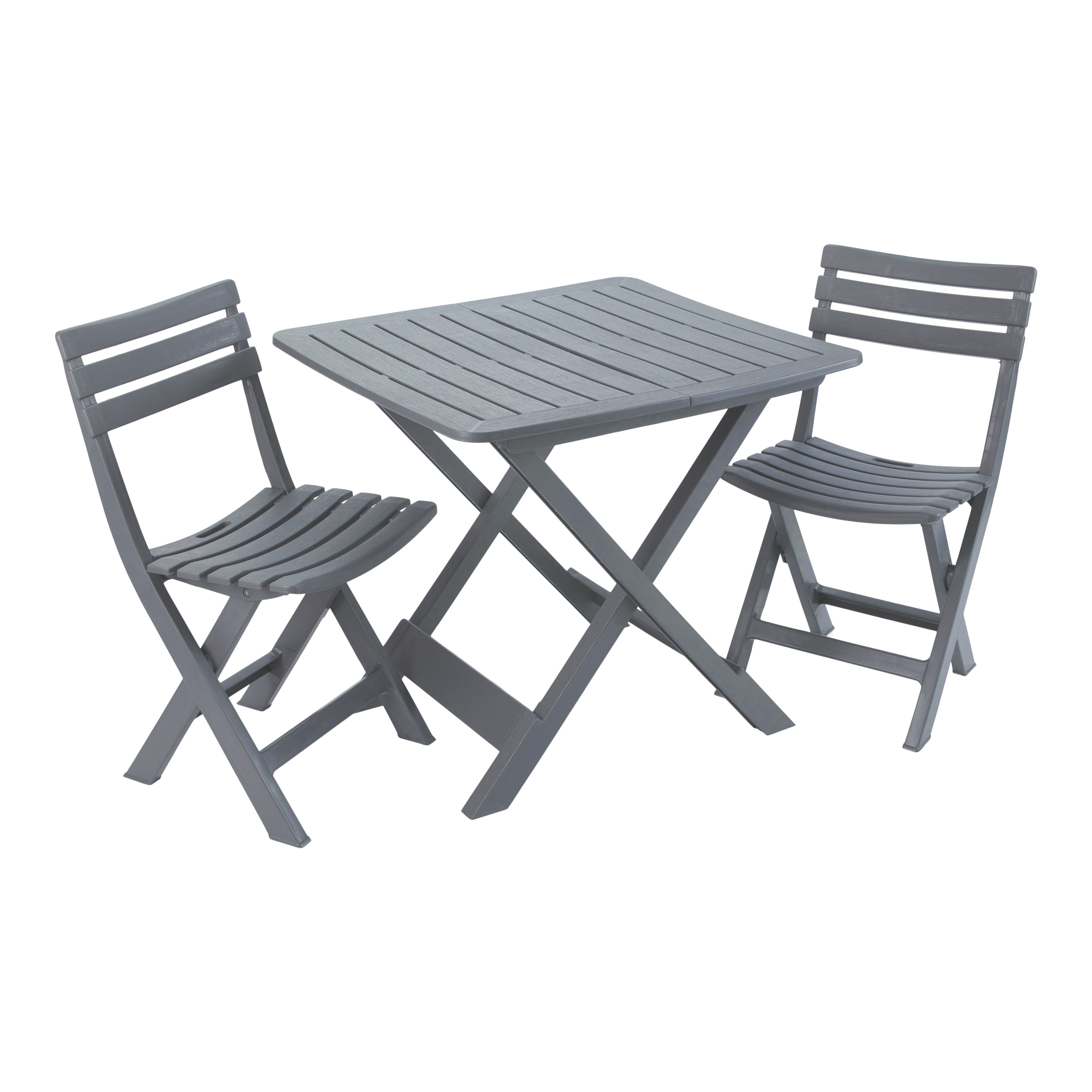 Bonau Grey 2 seater Dining set