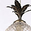 Bora Pineapple Antique brass effect Ceiling light