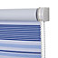 Boreas Corded Blue Striped Blackout Roller Blind (W)180cm (L)195cm