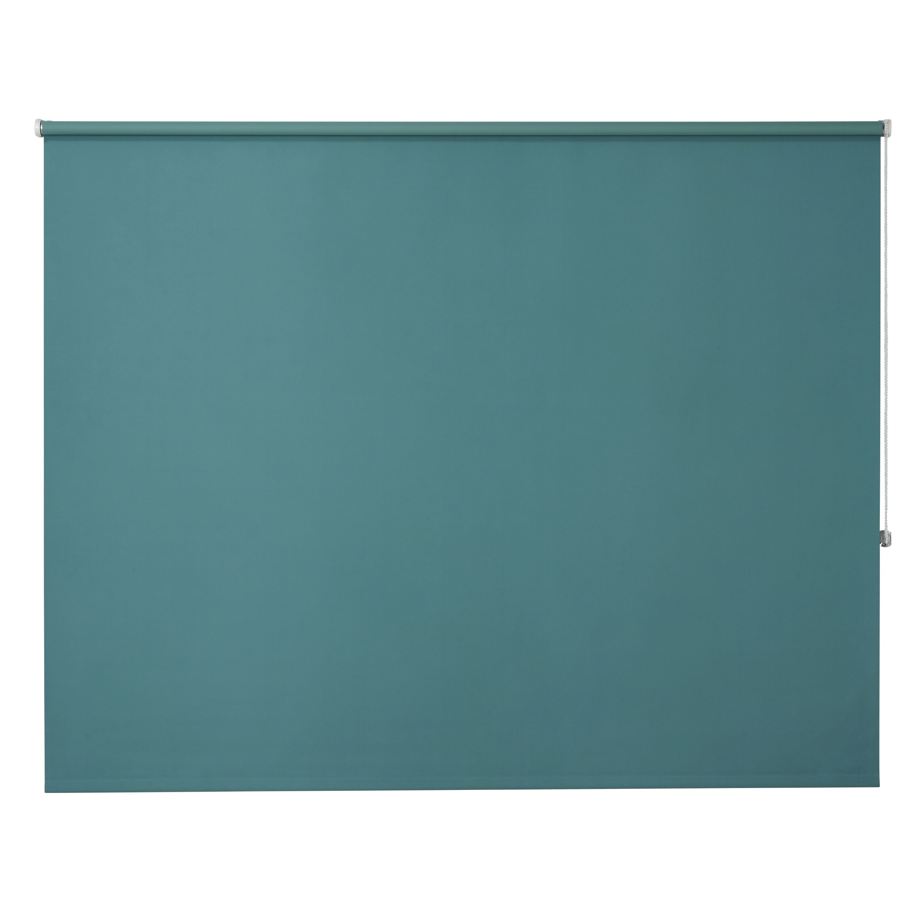 Boreas Corded Green Plain Blackout Roller Blind (W)180cm (L)180cm | DIY ...