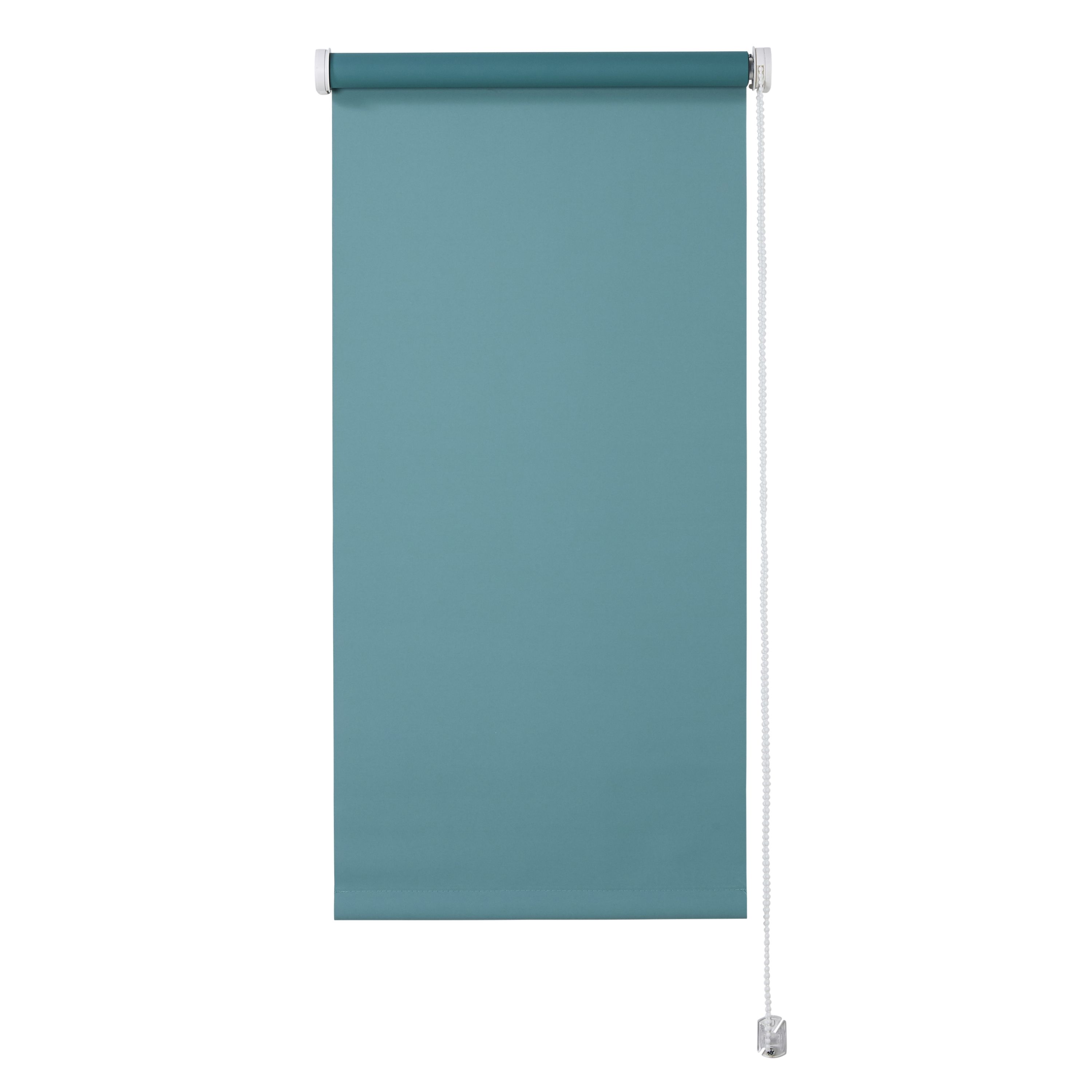 Boreas Corded Green Plain Blackout Roller Blind (W)60cm (L)180cm | DIY ...