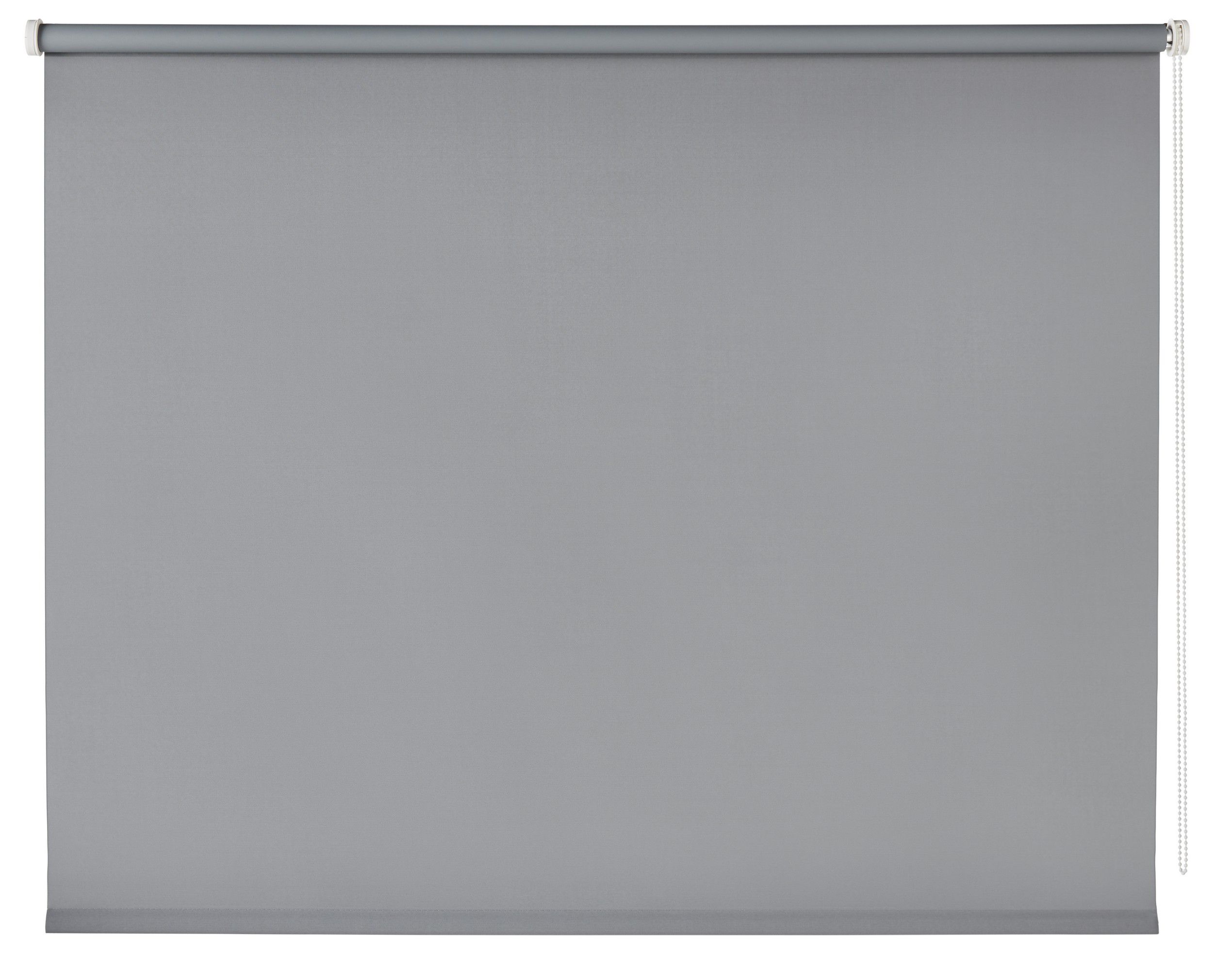 Boreas Corded Grey Plain Blackout Roller Blind (W)160cm (L)180cm