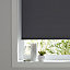 Boreas Corded Grey Plain Blackout Roller Blind (W)60cm (L)180cm