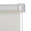 Boreas Corded Ivory Plain Blackout Roller Blind (W)120cm (L)180cm