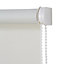Boreas Corded Ivory Plain Blackout Roller Blind (W)160cm (L)180cm