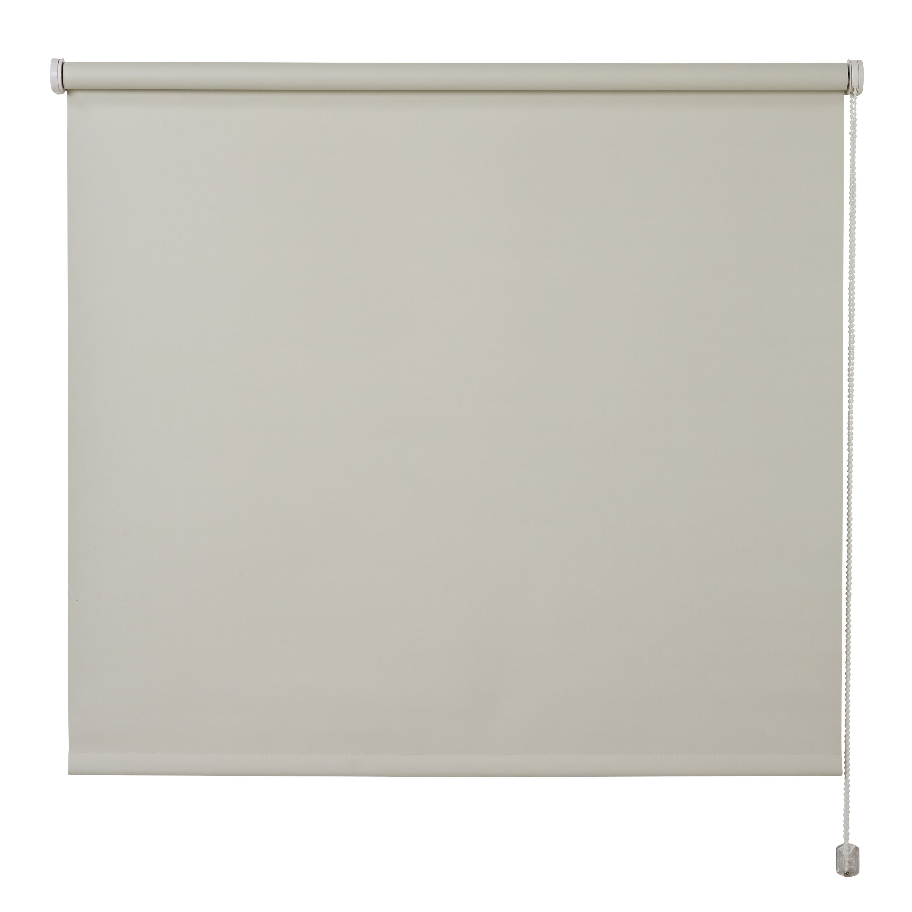 Boreas Corded Ivory Plain Blackout Roller Blind (W)90cm (L)180cm
