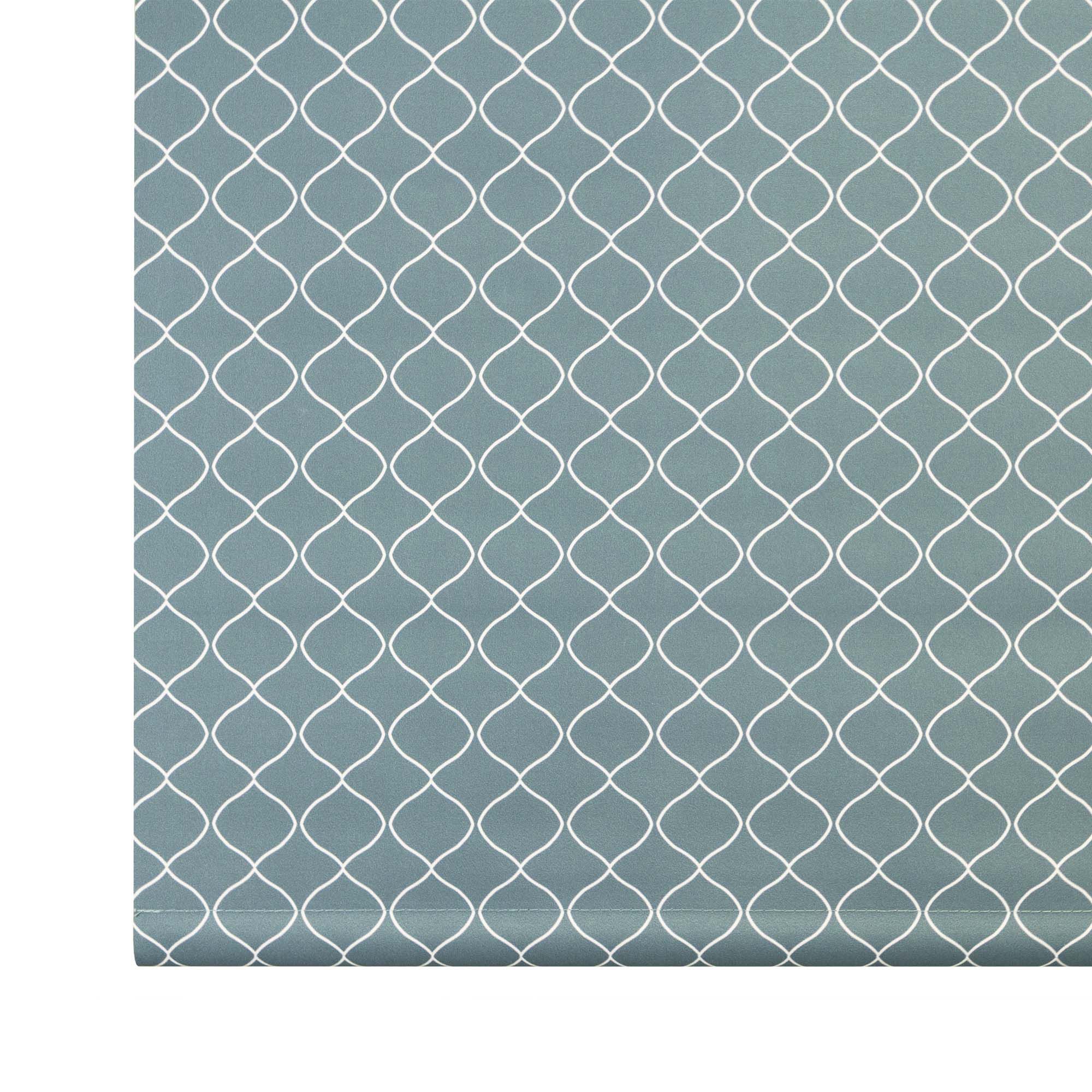 Boreas Corded Light blue Diamond Blackout Roller Blind (W)90cm (L)180cm - 7
