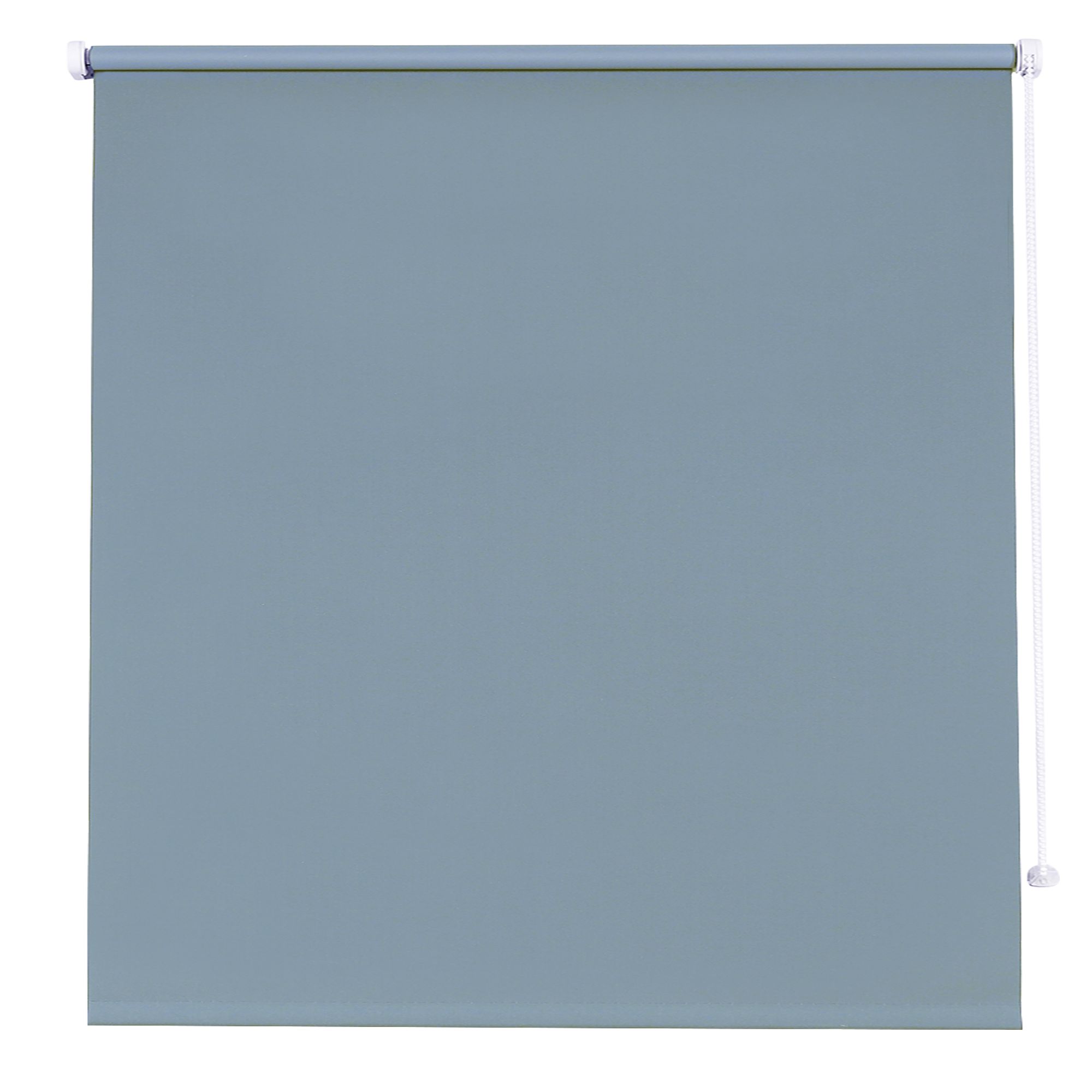 Boreas Corded Light blue Plain Blackout Roller Blind (W)160cm (L)180cm