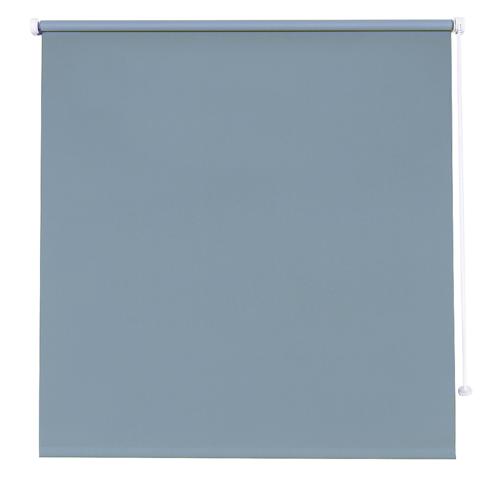 Boreas Corded Light blue Plain Blackout Roller Blind (W)180cm (L)180cm