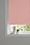 Boreas Corded Pink Plain Blackout Roller Blind (W)120cm (L)180cm