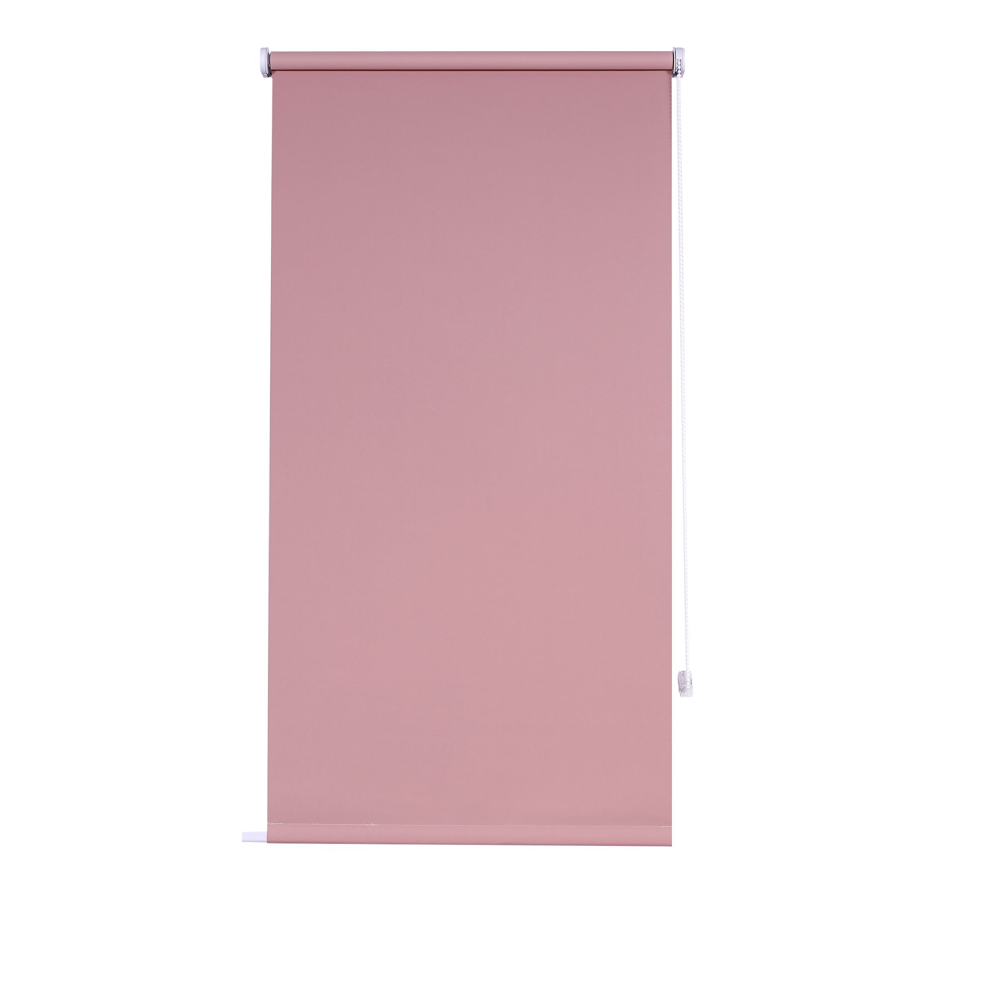 Boreas Corded Pink Plain Blackout Roller Blind (W)160cm (L)180cm