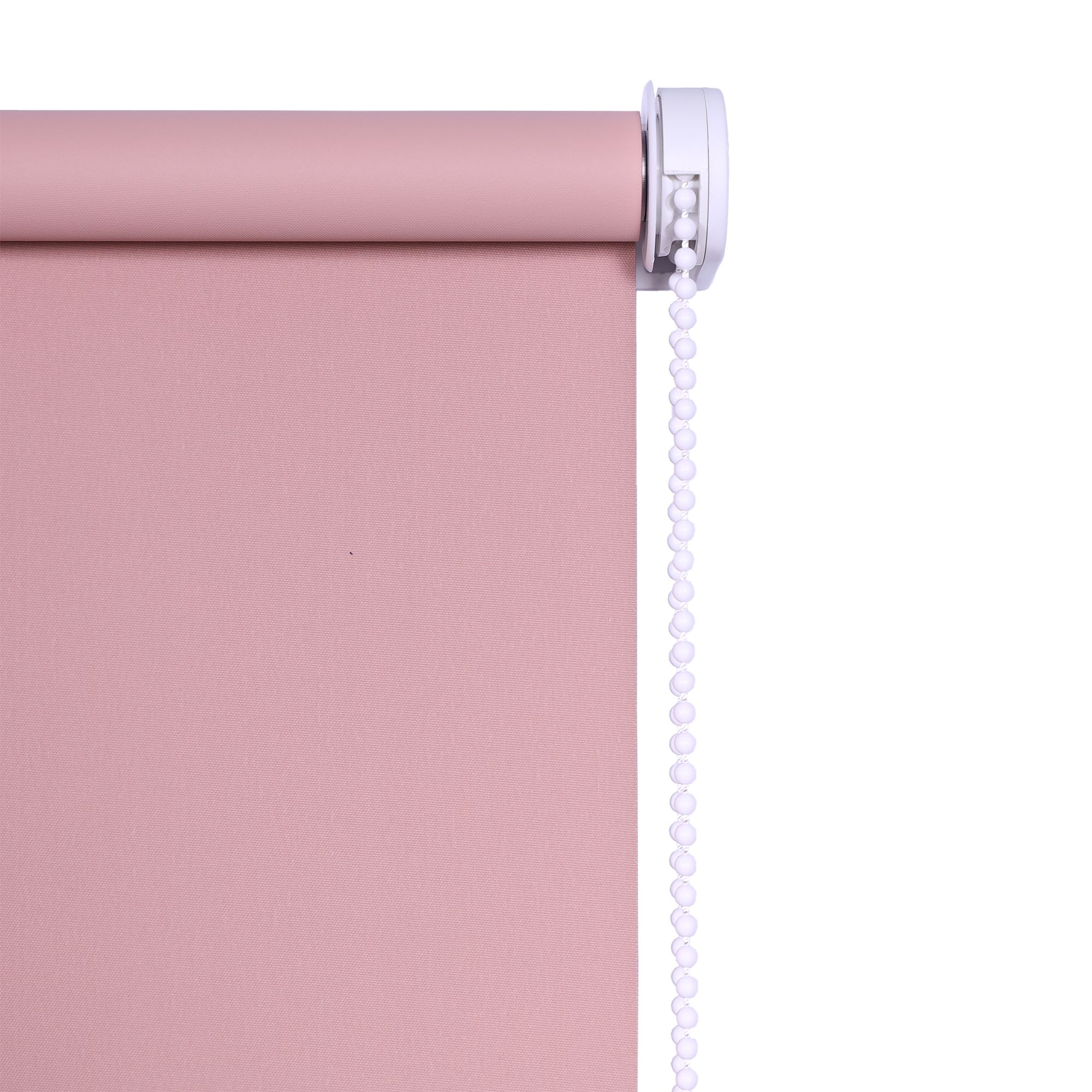 Boreas Corded Pink Plain Blackout Roller Blind (W)180cm (L)180cm