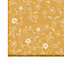 Boreas Corded Yellow Floral Blackout Roller Blind (W)60cm (L)180cm