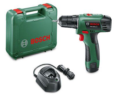 Bosch 10.8V Li ion Cordless Drill driver 1 x 1.5Ah PSR 1080 Li 2 DIY at B Q