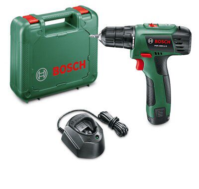 Bosch 10.8V Li ion Cordless Drill driver 1 x 1.5Ah PSR 1080 Li 2 DIY at B Q