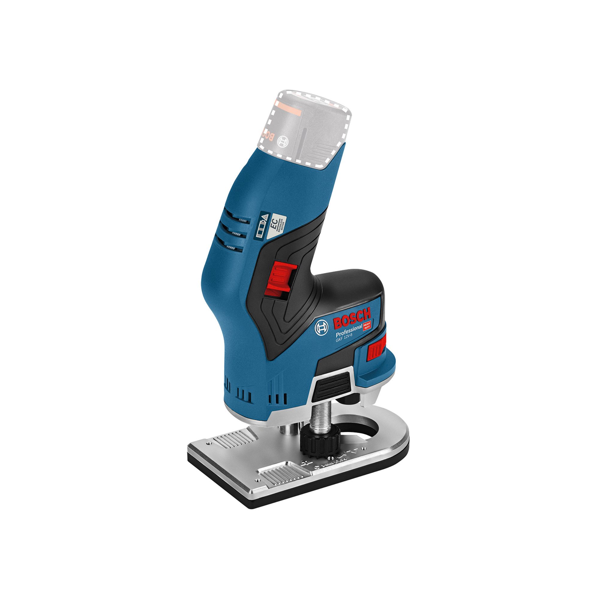 Bosch 12V Airstream Cordless Plunge Router (Bare Tool) - GKF 12V 8