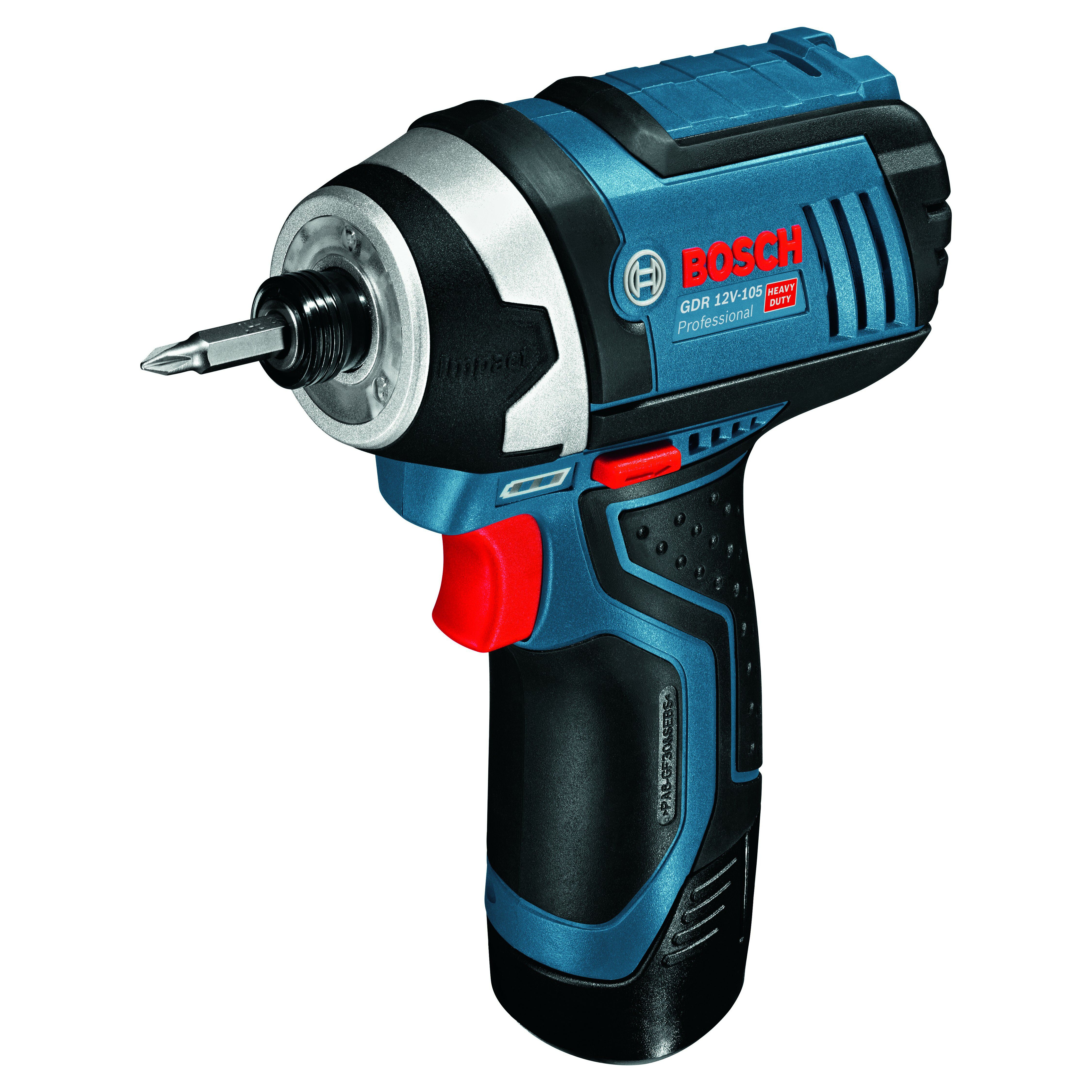 Bosch 12V Li-ion Brushed Cordless Drill driver & impact driver (2 x 2Ah ...