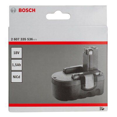 Bosch 18V 1.5Ah Ni Cd Battery 2607335536 DIY at B Q