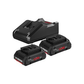 Bosch 18V 2 x 4Ah Li-ion Coolpack Battery & charger