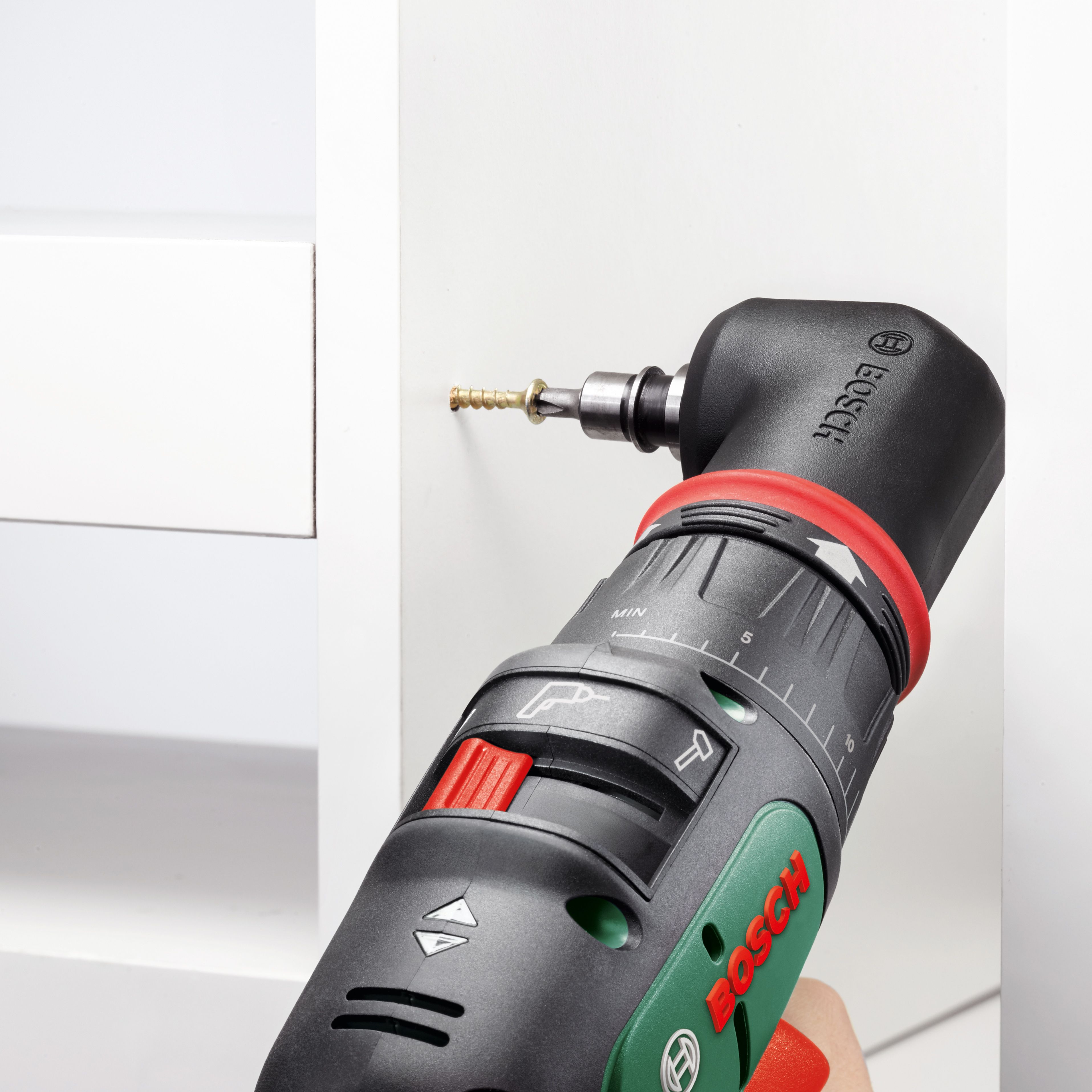 Bosch 18V Li-ion 3 attachment Cordless Combi drill (1 x 2.5Ah) - Advanced Impact 18