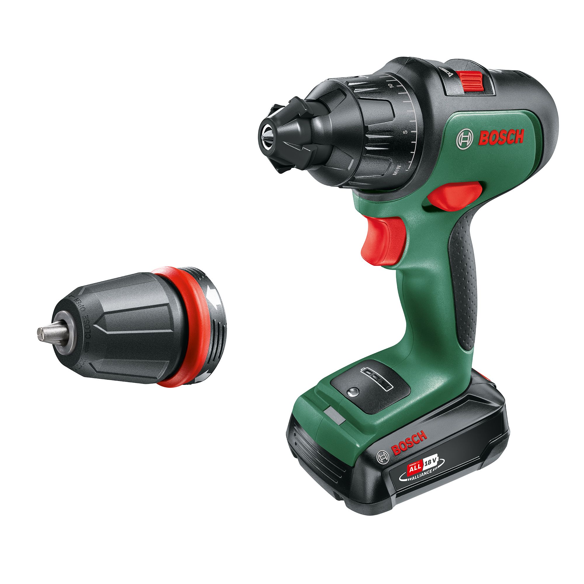 Bosch 18V Li-ion Brushless Cordless Combi drill (2 x 2Ah)