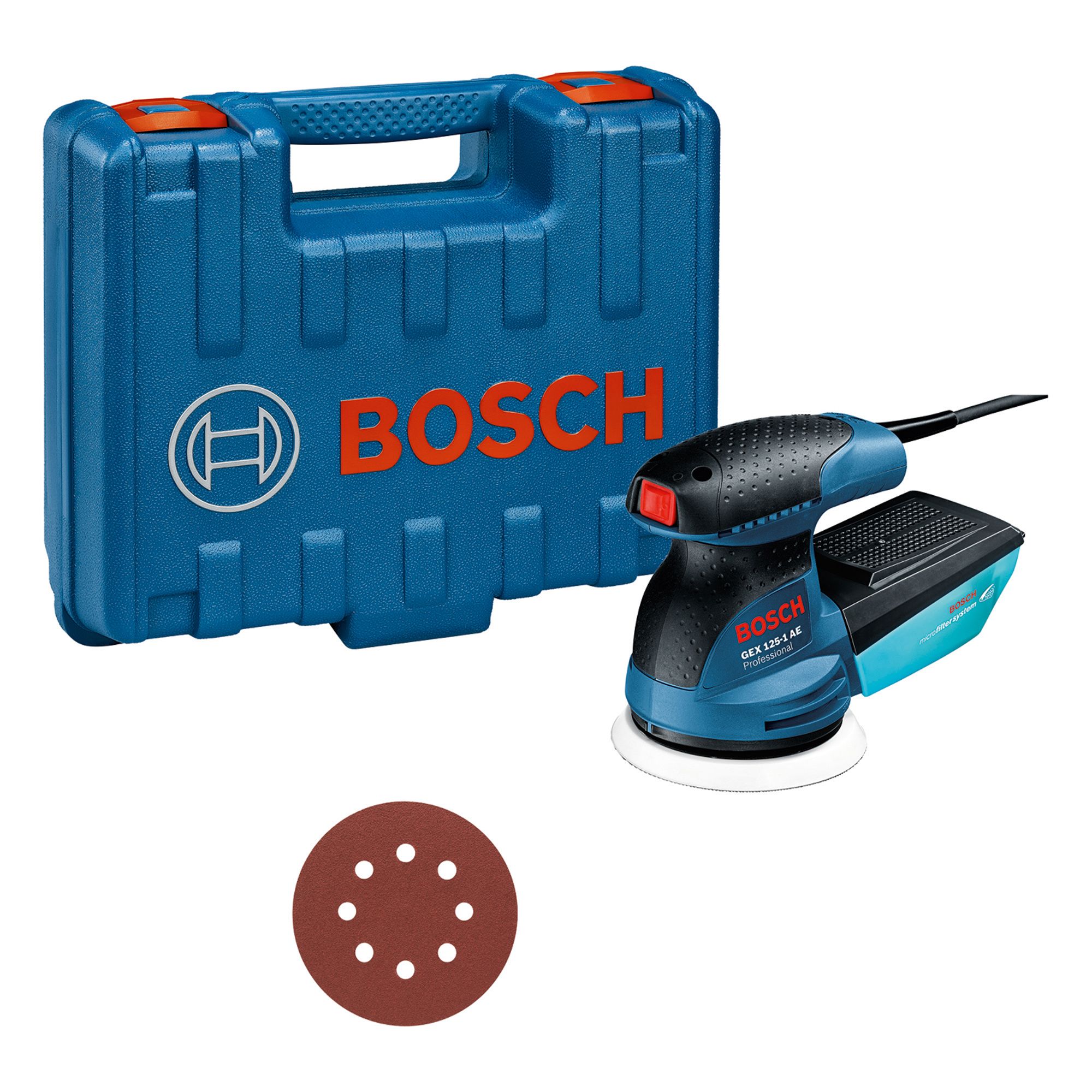 Bosch 240V 125mm Corded Random orbit sander (Bare Tool) - GEX 125 230V