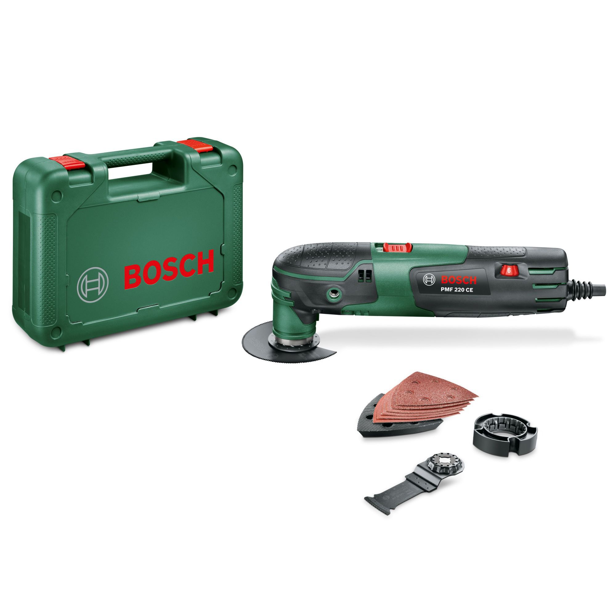 Bosch 240V 220W Corded Multi tool PMF 220 CE DIY at B Q