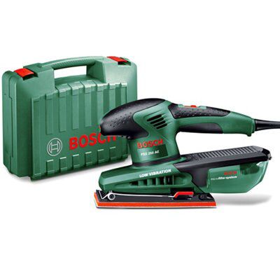 Bosch 250W Corded Random orbit sander PSS 250 AE DIY at B Q