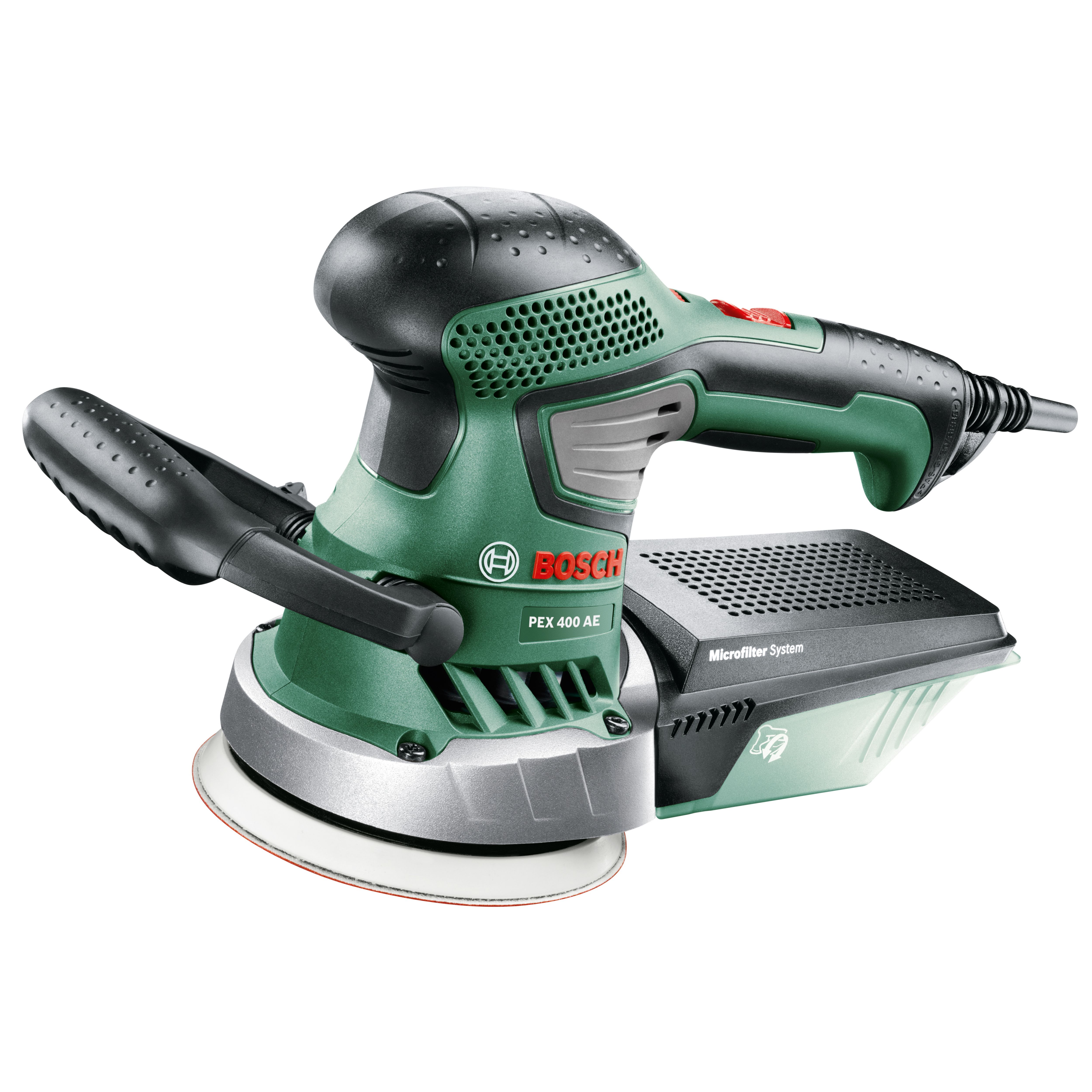 Bosch Green PEX 400 AE 230v 125mm Random Orbit Sander 350W Variable Speed