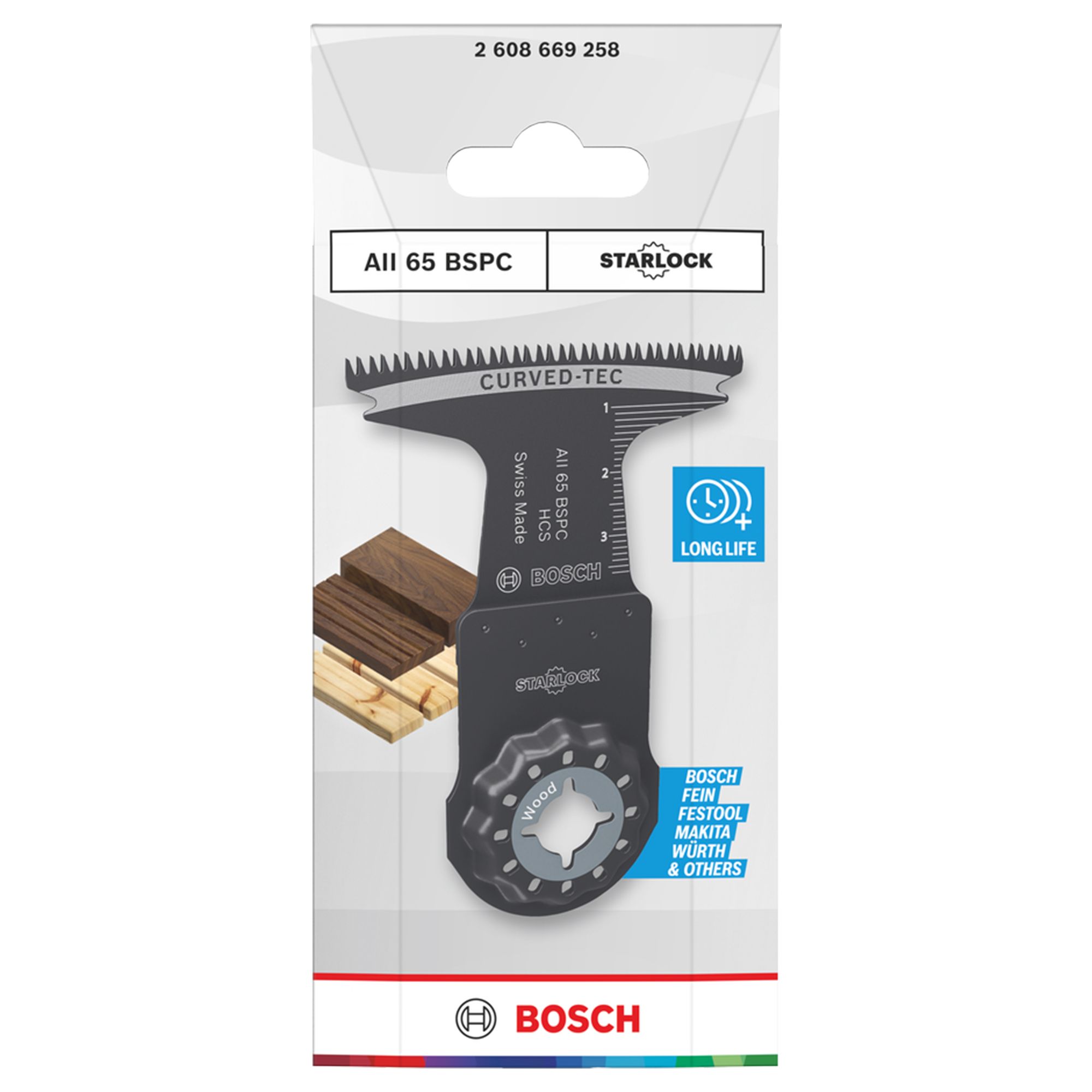 Bosch 65mm Bi-metal Plunge cutting blade