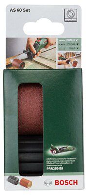 Bosch 80-100 grit Sanding sheet set (L)52mm, Set of 2
