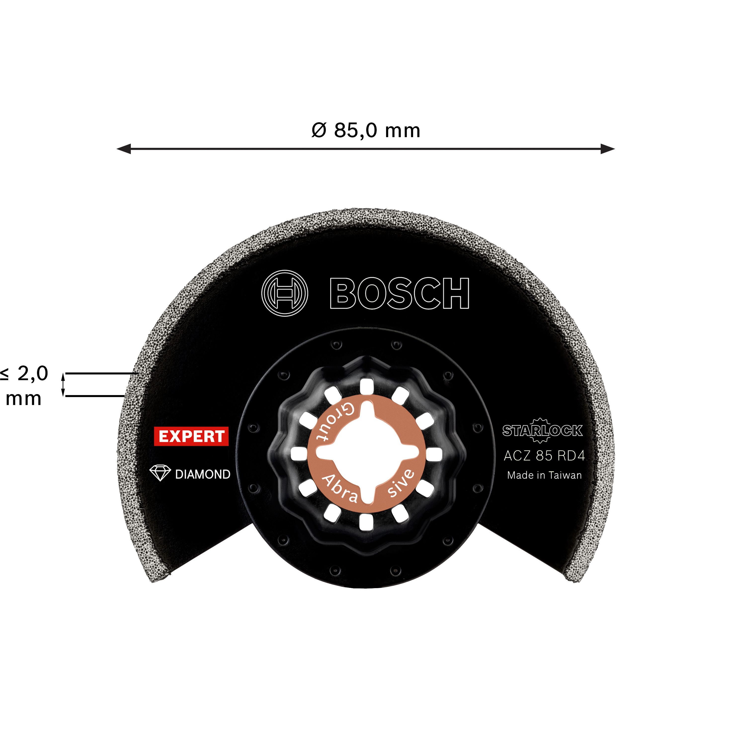 Bosch 85mm Diamond Grout removal blade - ACZ 85 RD