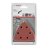 Bosch Abrasives Mixed grit Punched Sanding sheet set (L)20mm (W)111mm, Set of 10