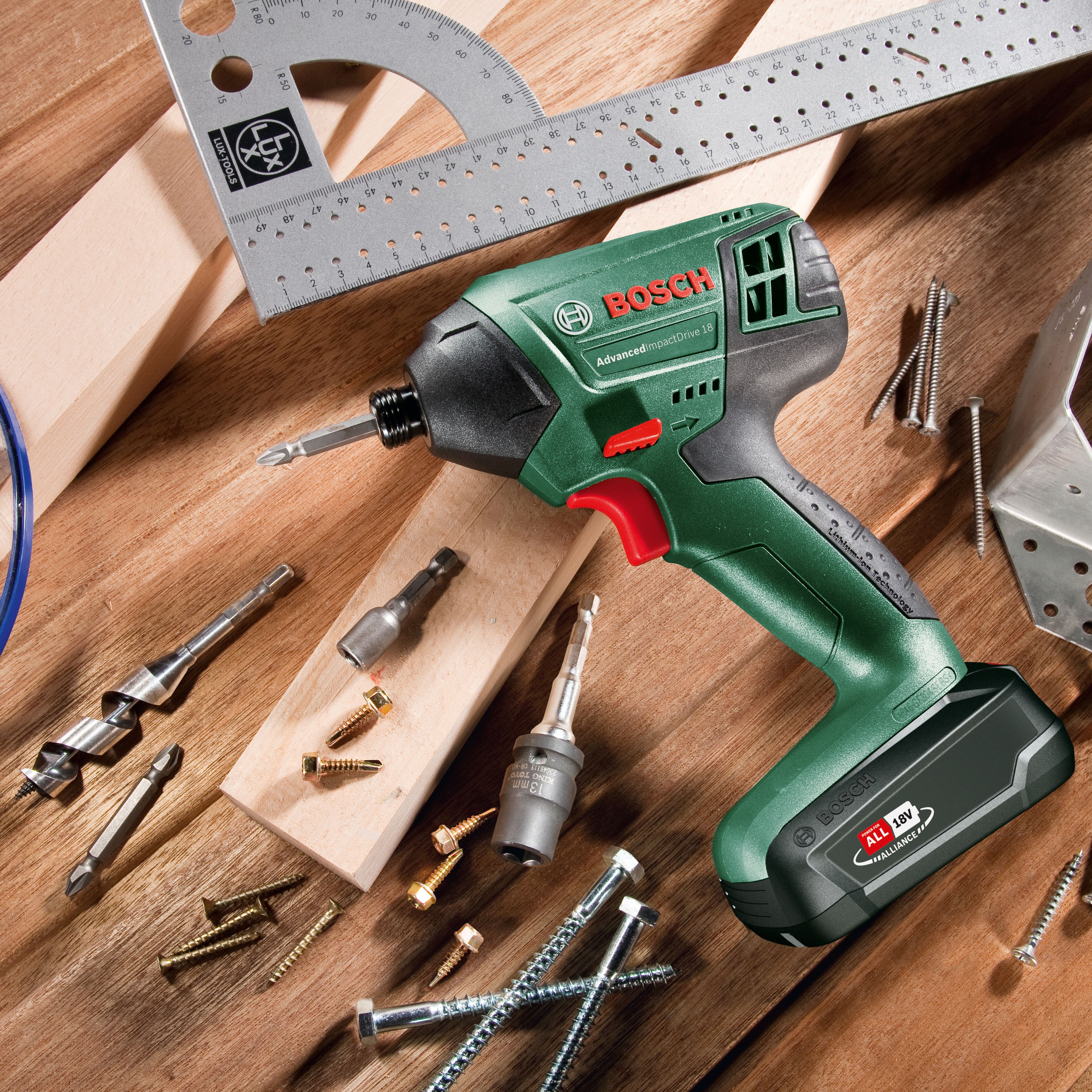 Bosch Advanced 18V Li-ion Brushed Cordless Impact driver (1 x