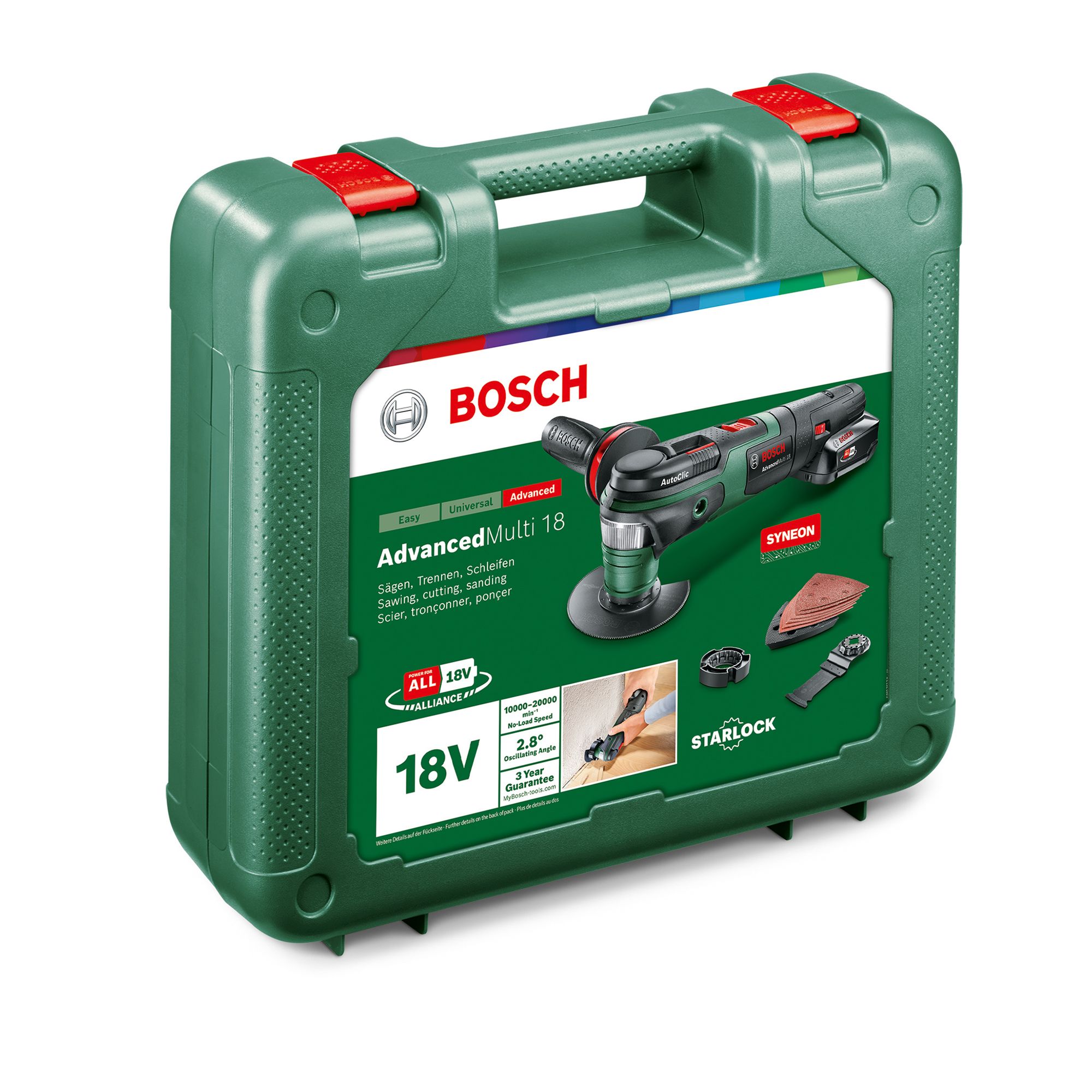 Bosch Advanced 18V Li ion Brushed Cordless Multi tool