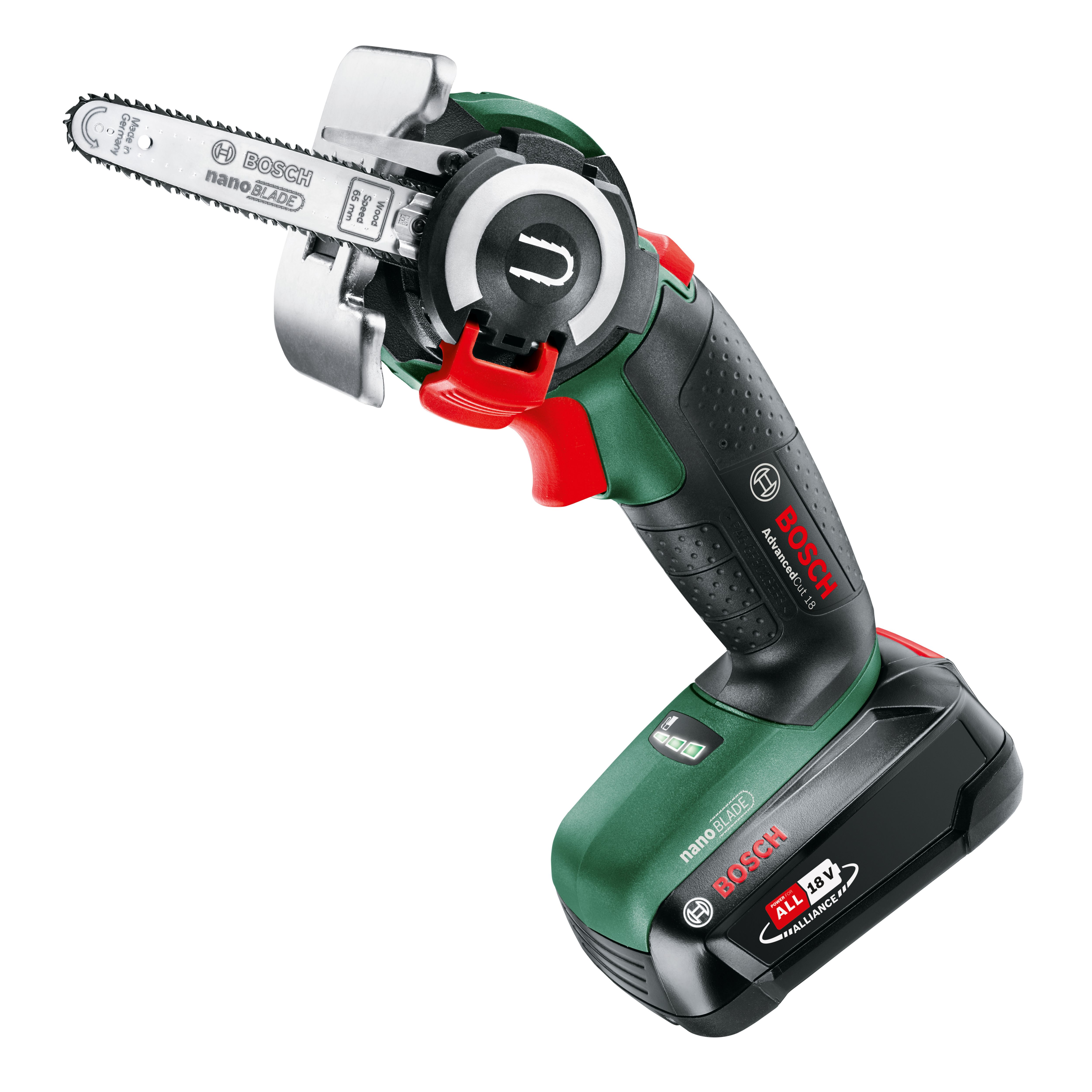 Bosch AdvancedCut 18V Cordless 65mm Chainsaw DIY at B Q