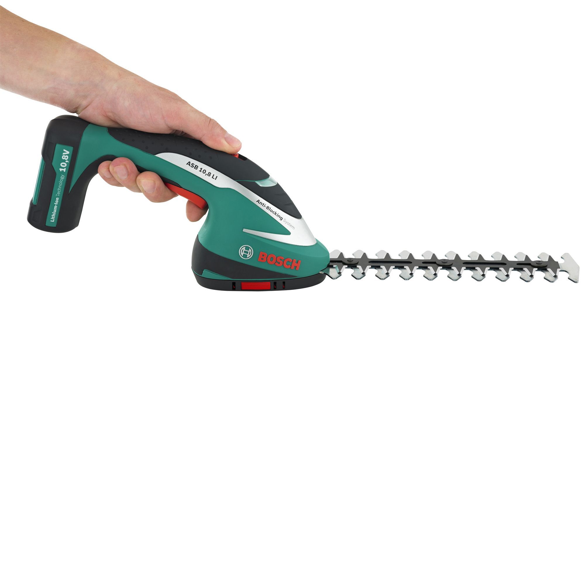 Bosch ASB 10.8 LI Set Electric Cordless Lithium-ion Shrub & Grass Shear ...