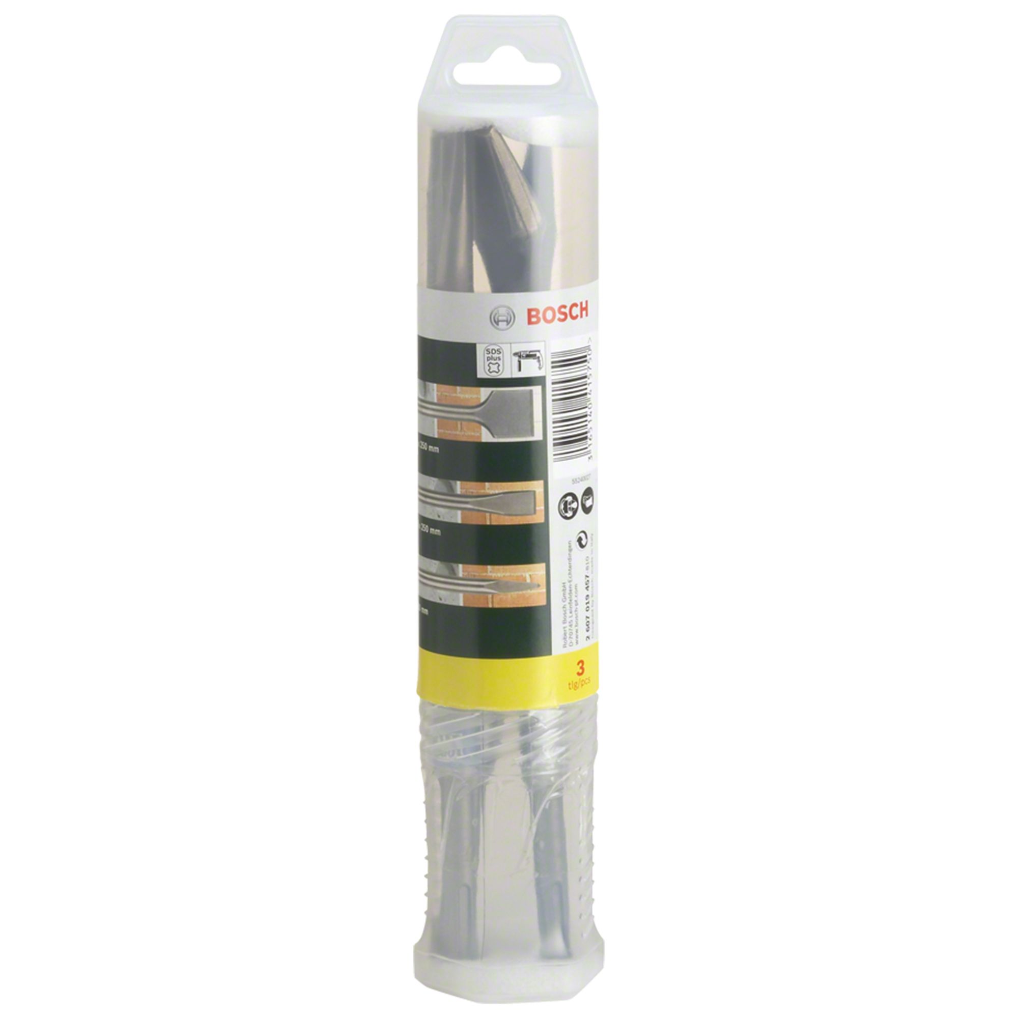 Bosch Chromium steel Drill chisel set, 3 Pieces