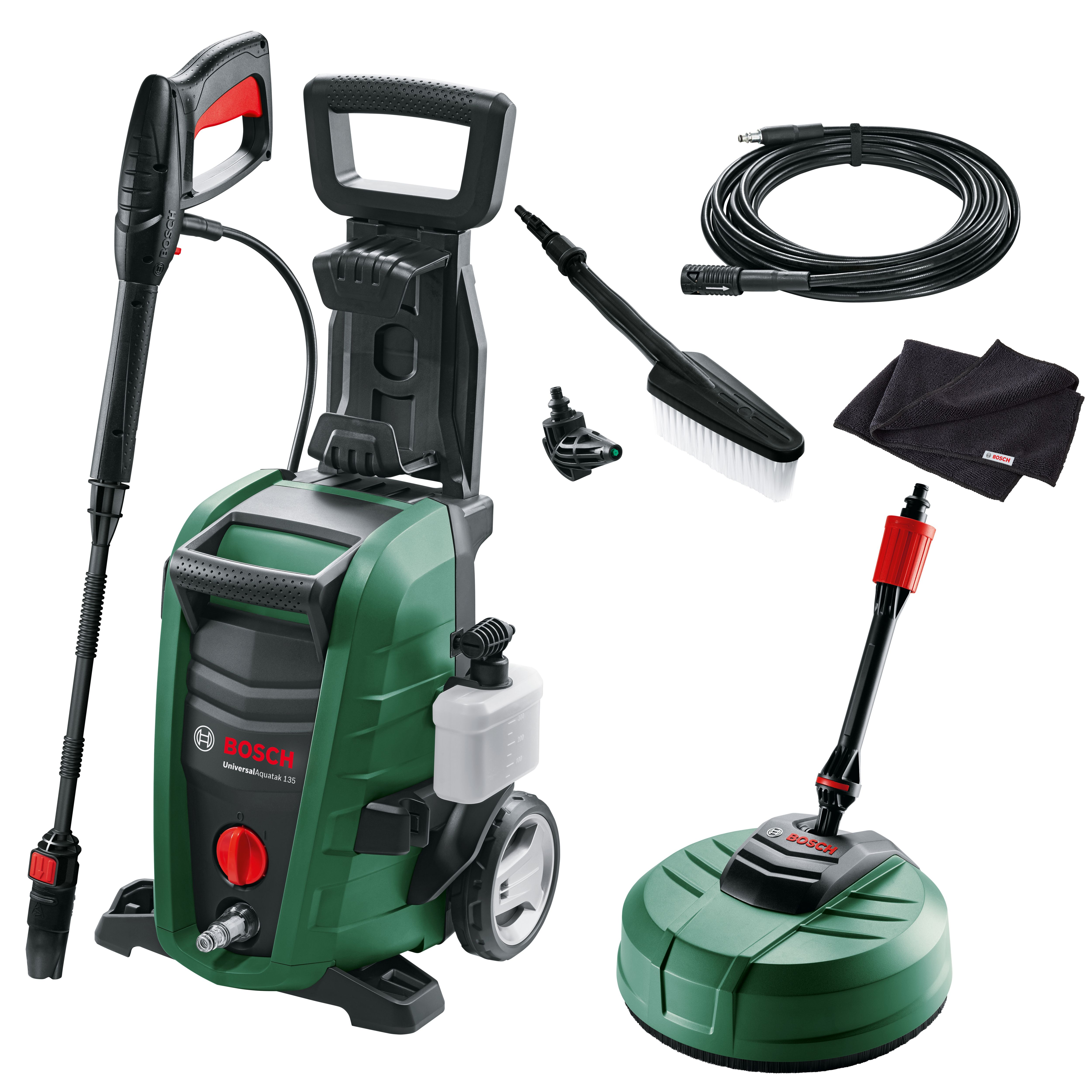 Bosch Corded Pressure washer 1.9kW - Universal Aquatak 135 KIT