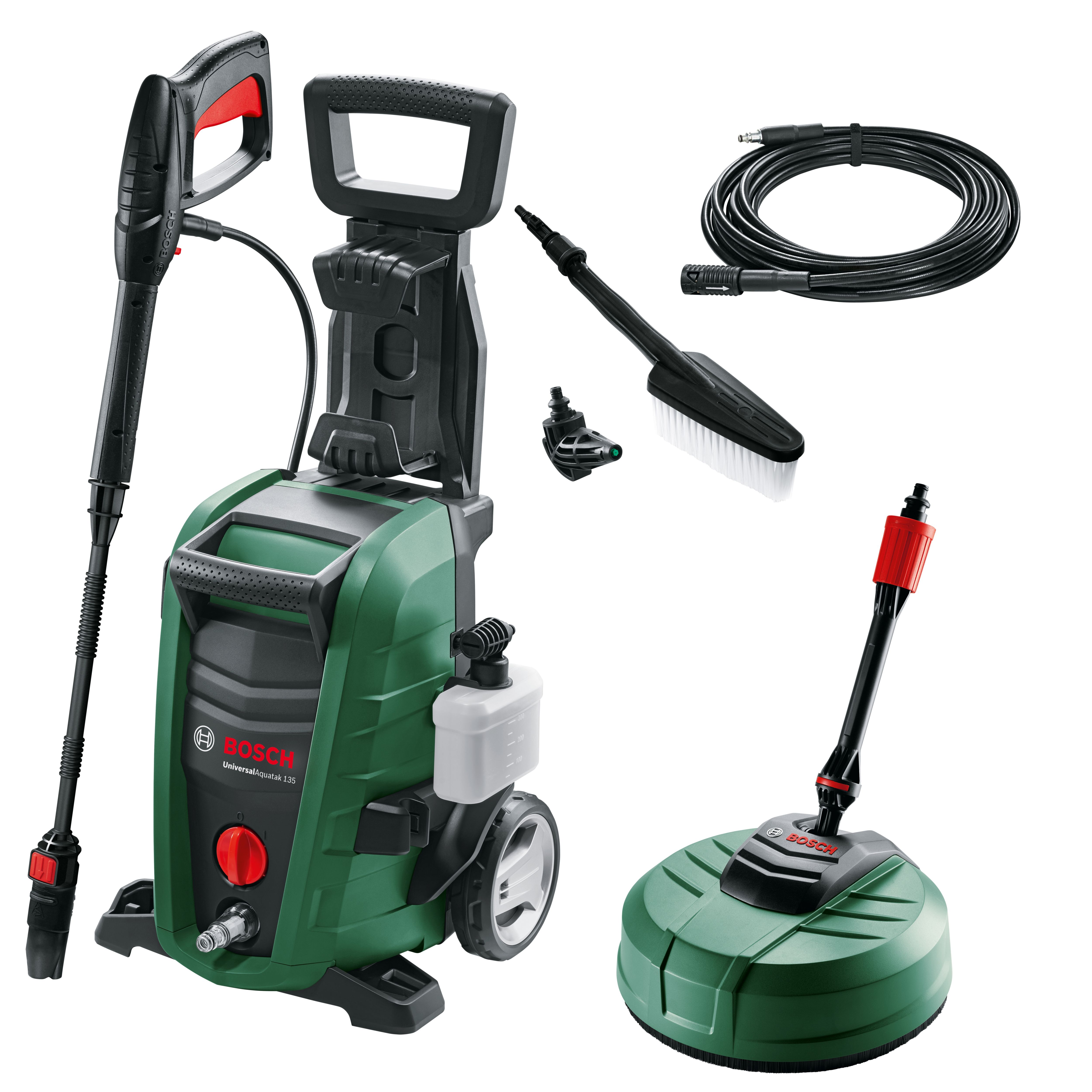 Bosch Corded Pressure washer 1.9kW - Universal Aquatak 135 KIT
