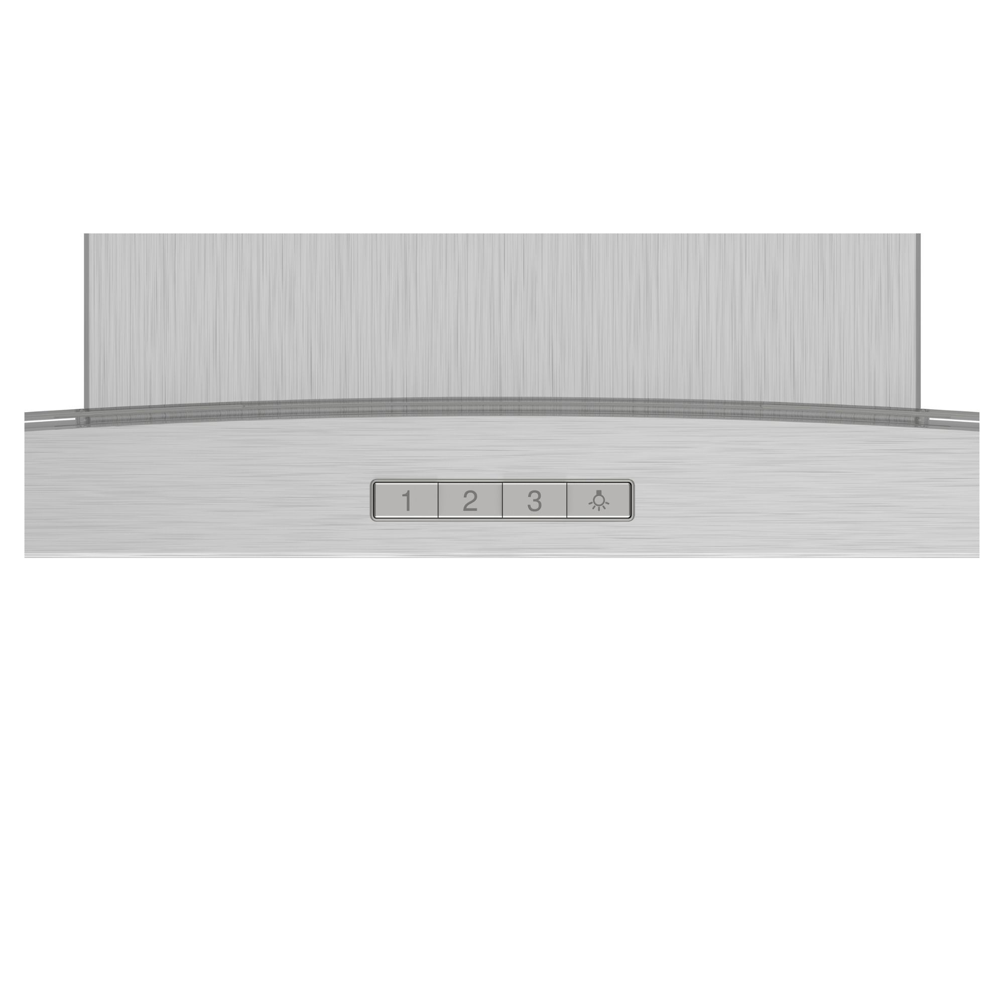 Bosch DWA94BC50B Stainless steel Curved Cooker hood, (W)90cm