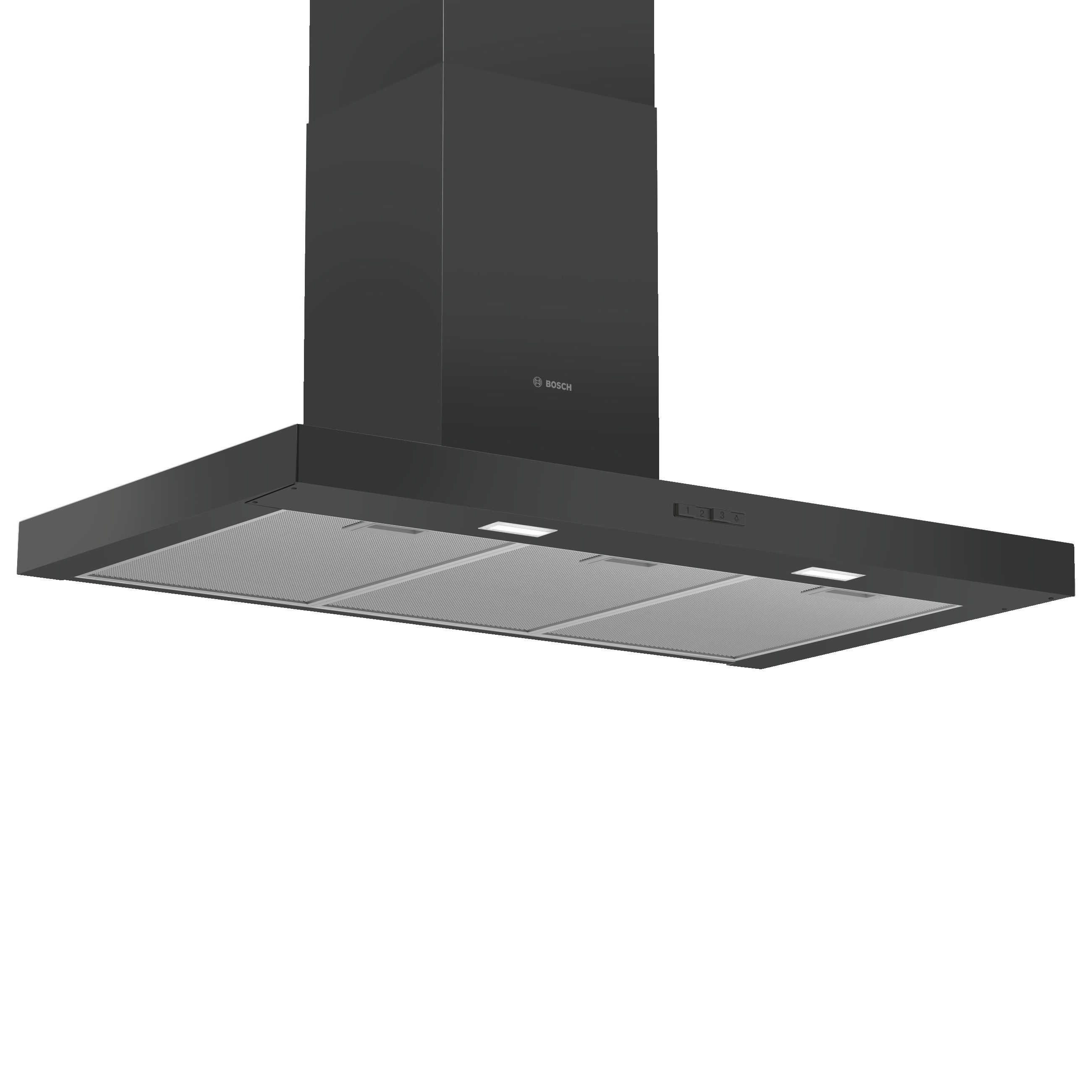 Bosch DWB96BC60B Metal & plastic Box Cooker hood (W)90cm - Black