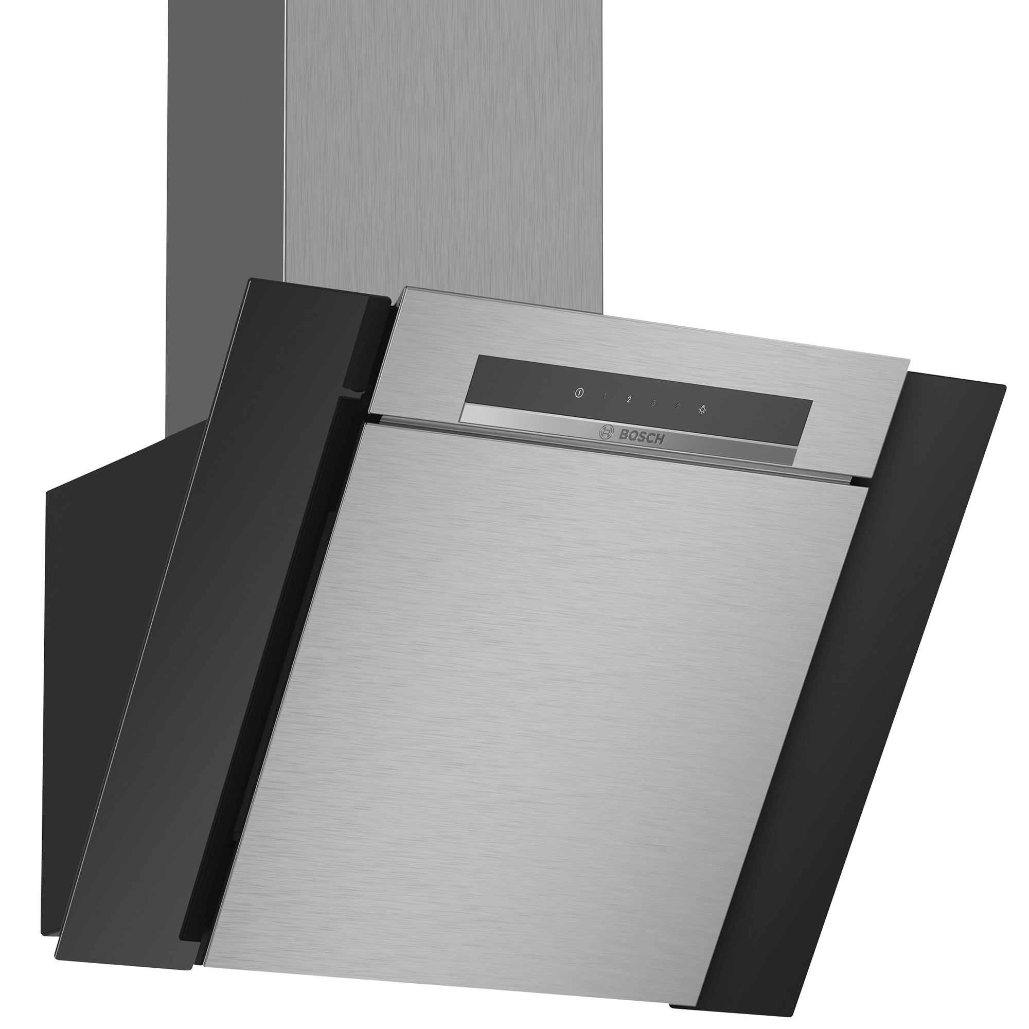 Bosch DWK67BM60B Black Stainless steel Chimney Cooker hood, (W)60cm