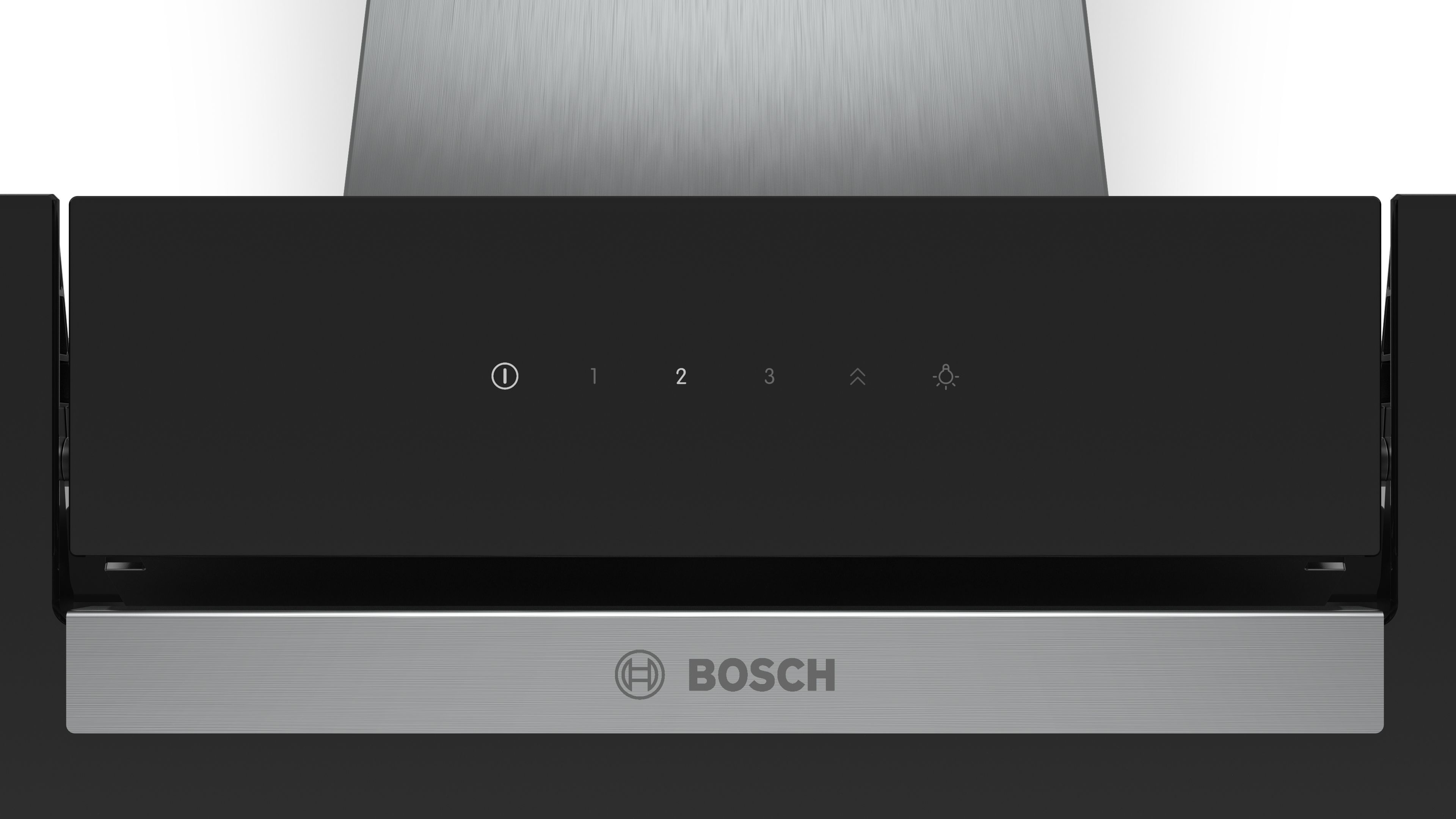 Bosch DWK67EM60B Glass Angled Cooker hood (W)60cm - Black