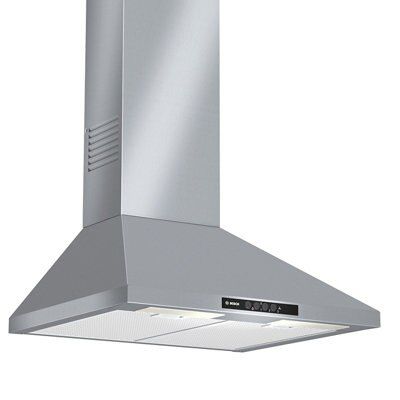 Bosch DWW06W450B Stainless steel Chimney Cooker hood, (W)60cm