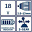 Bosch Dynamic 18V 2 x 4 Li-ion Cordless Drill driver GSR18V-LI
