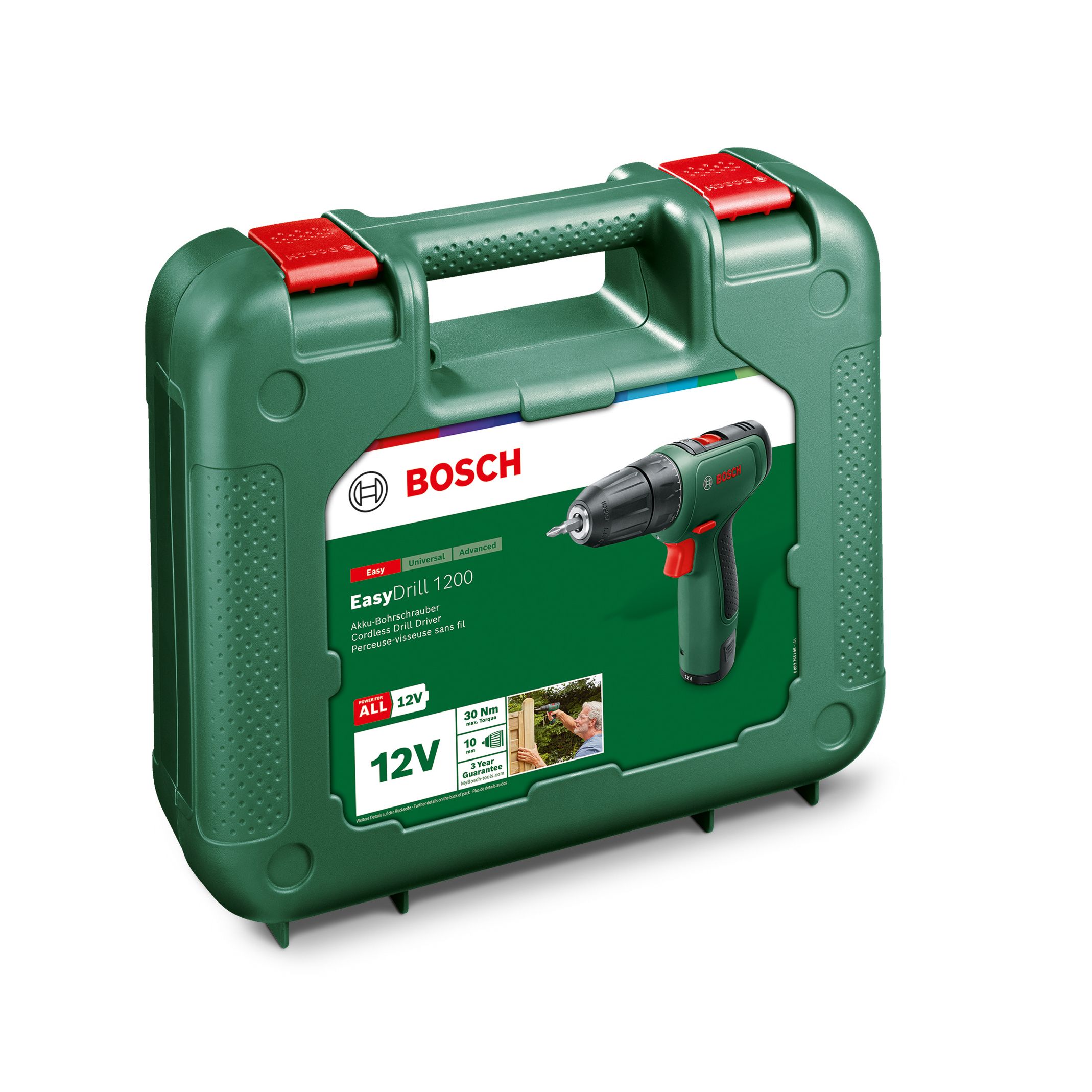 Bosch Easy Drill 1200 12V Li-ion Cordless Drill driver (1 x 1.5Ah)
