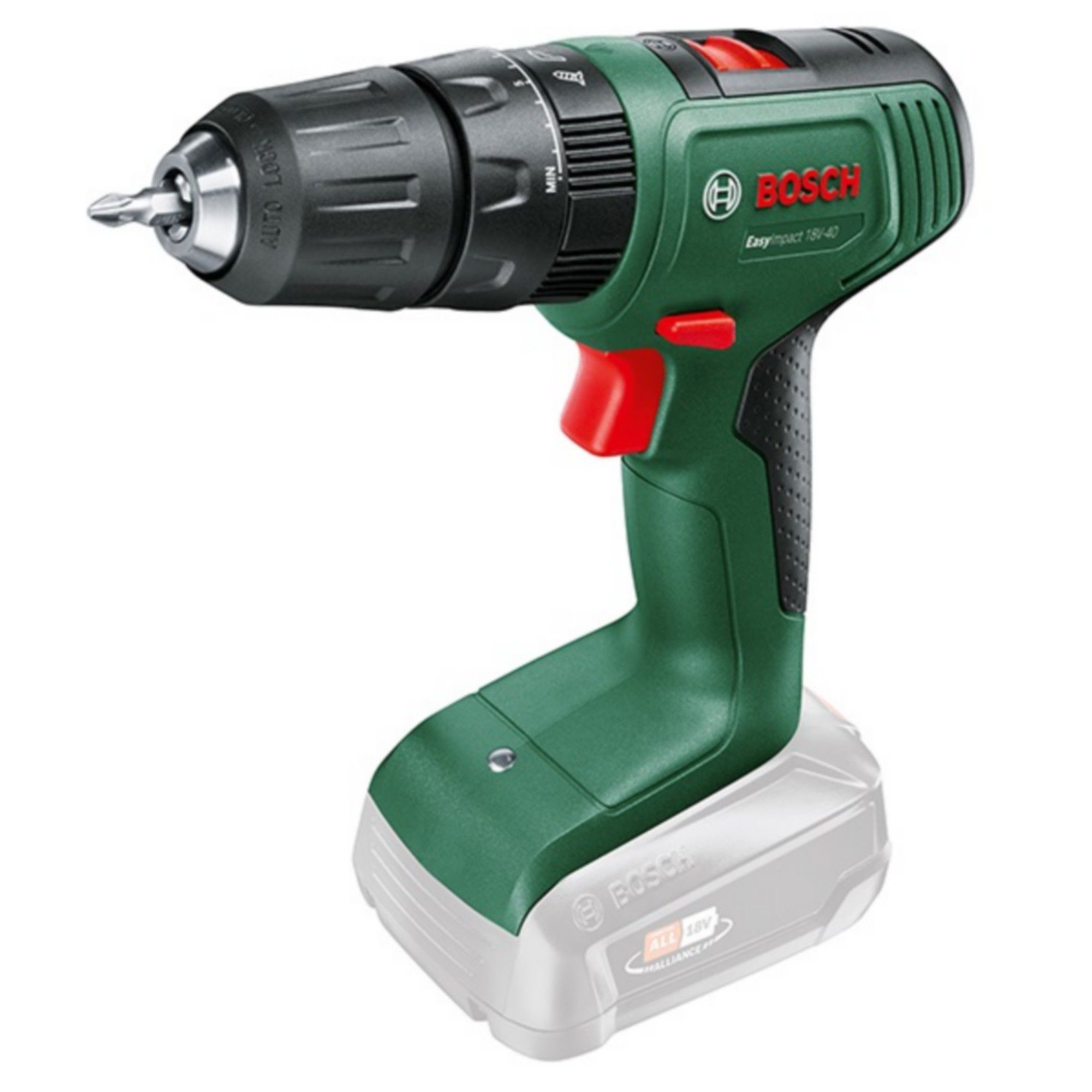 Bosch EasyImpact 18V Li-ion Cordless Combi drill (Bare Tool) - 18V-40